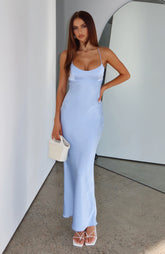 It's Not The Same Maxi Dress Baby Blue