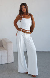 It's Now Or Never Pants White