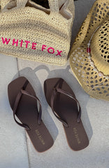 Josie Thong Sandals Chocolate