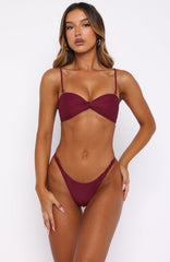 Kaya Bikini Top Sangria