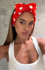 Kesia Beauty Headband 2 Pack Red/White