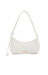 Lotus Shoulder Bag Cream PU