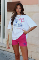 Pick Up Shells Oversized Tee White