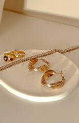 Purnima Earrings Gold