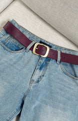 Reed Belt Burgundy/Gold