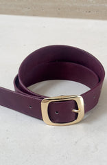 Reed Belt Burgundy/Gold