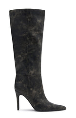 Run Away With Me Knee High Boots Vintage Black