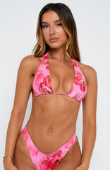 San Marino Beaded Bikini Top Sugar Rose