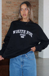 Stand With You Long Sleeve Oversized Tee Black