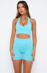 Pace Seamless Sports Bra Azure