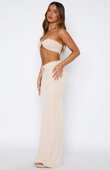 Lil Mermaid Maxi Skirt Latte