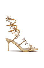Shai Diamante Wrap Heels Gold
