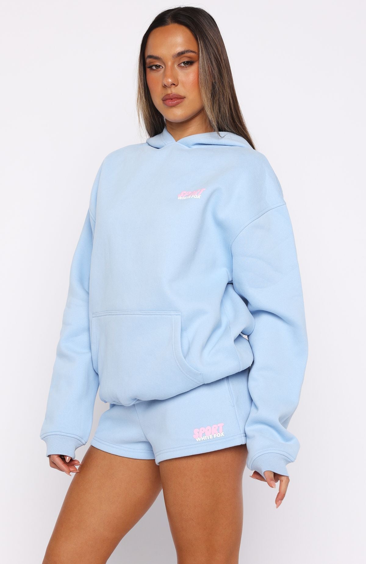 Club 14 Peyton Oversized Hoodie Blue