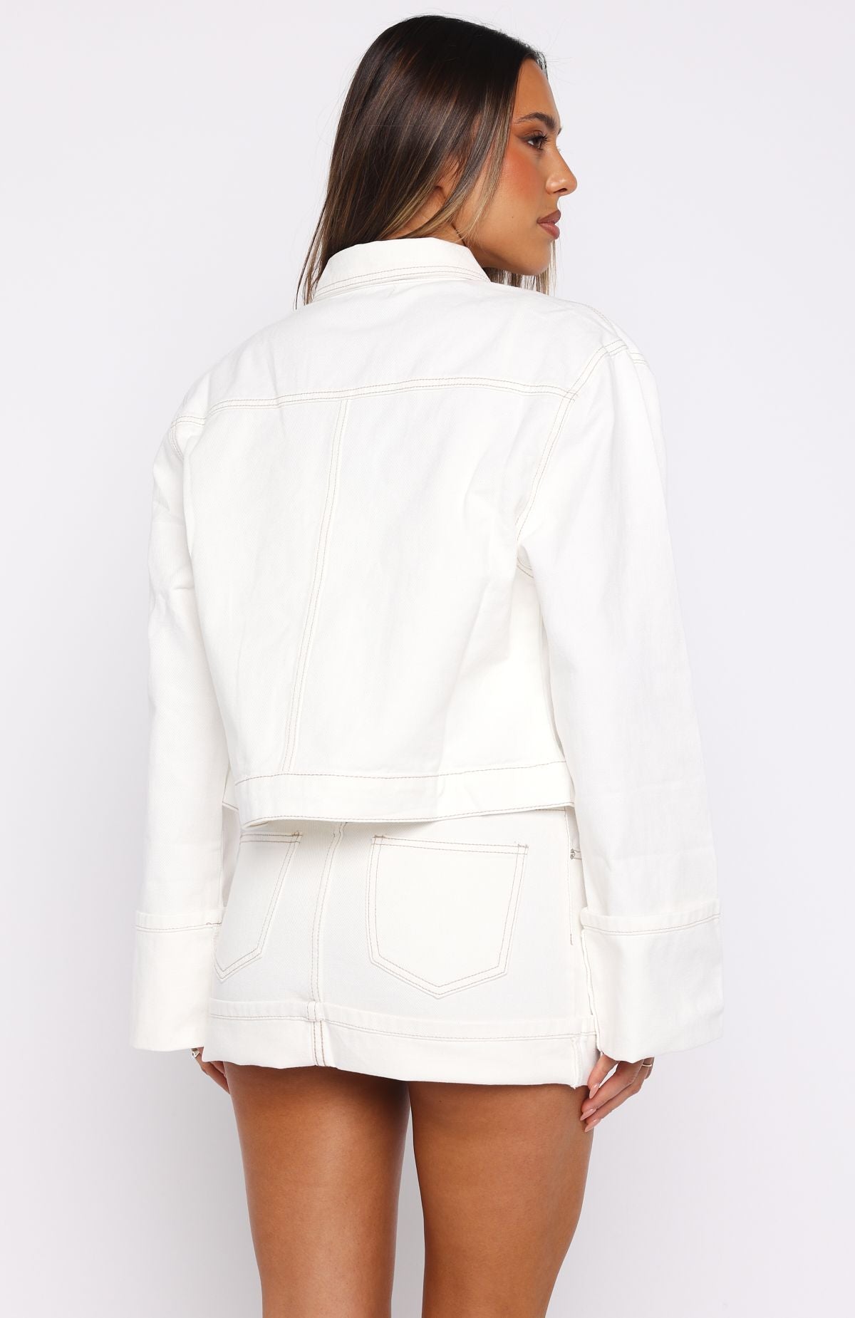 Charlotte Denim Jacket Off White