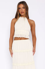 No Contact Top Off White