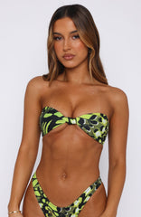 Ocean Baby Bikini Top Lime Whisper