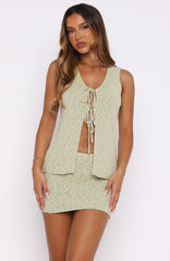 Rise Above Knit Top Pistachio