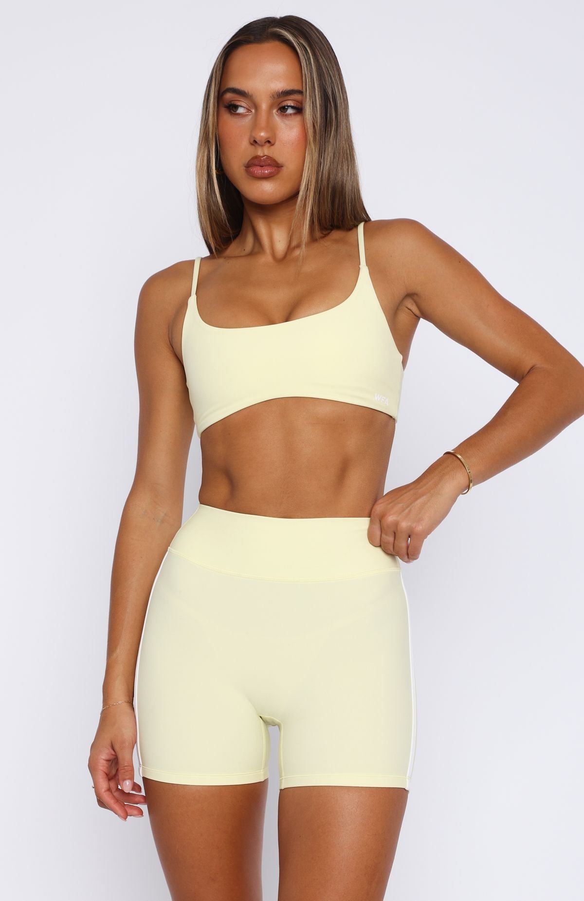 Motivate You Sports Bra Lemon