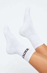 No Convincing Socks 2 Pack White/Choc/Blue