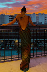 Amore Maxi Dress Teal Mirage