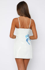 The Hills Sequin Mini Dress Blueberry Spritz