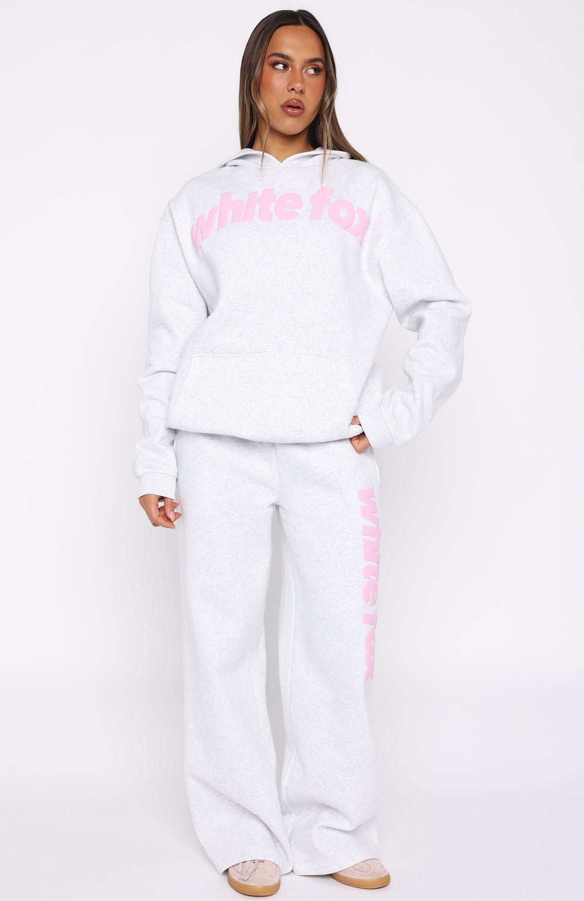 From The Archives Kenzie Oversized Hoodie Grey Marle