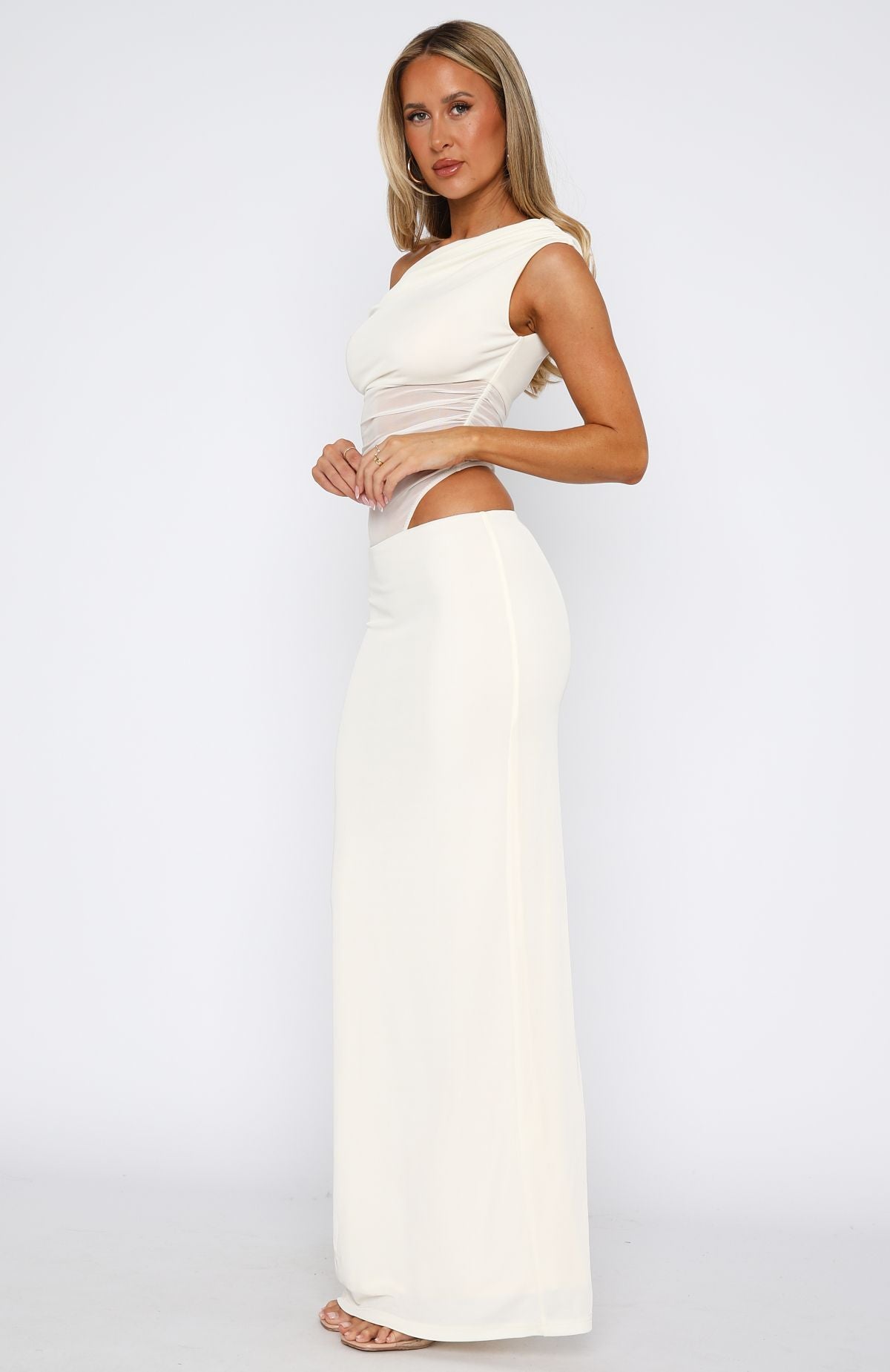 Girls Night Maxi Dress White