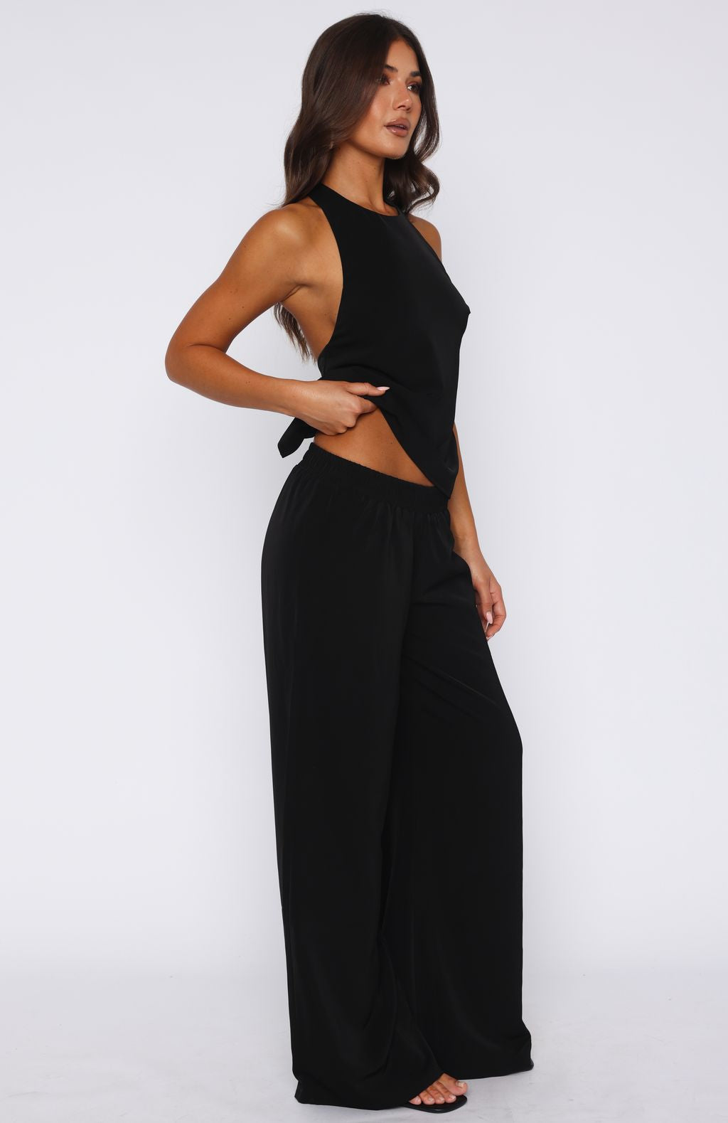 Way She Walks Pants Black