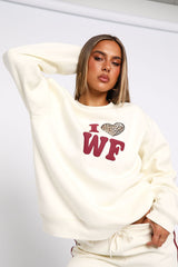 11th Street Concrete Jungle Oversized Sweater Cake Batter