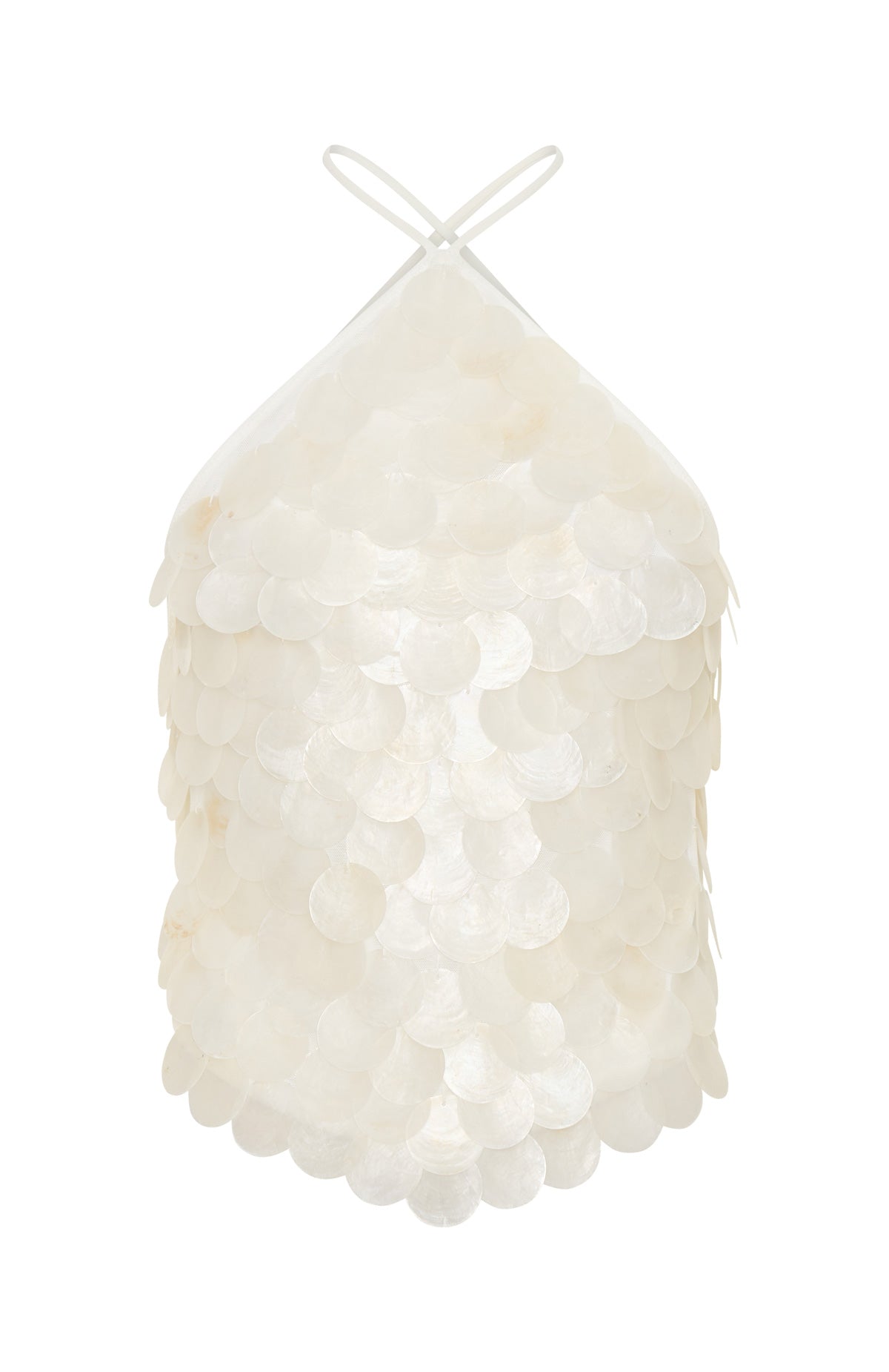 Athens Aura Shell Top White