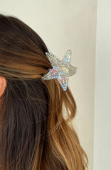 Justin Hair Clip White