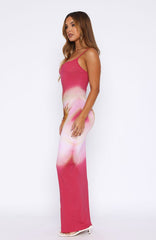 Feeling The Heat Maxi Dress Berry Blossom