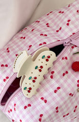 Cherry Love Hair Clip Cream