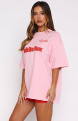 Ready To Go Oversized Tee Pink