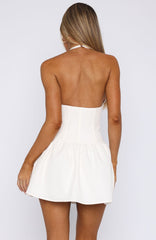 Never Ever Mini Dress White