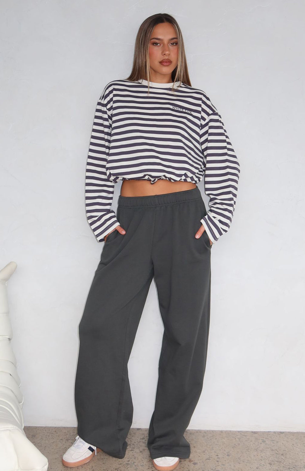 Give It A Rest Wide Leg Sweatpants Forest Green