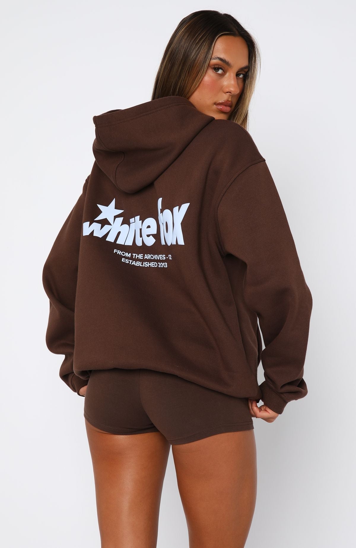 From The Archives Charli Oversized Hoodie Chocolate