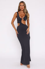 It Feels Wrong Maxi Dress Steel