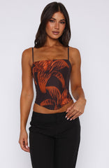 You'll Be Ok Bustier Tangerine Twist