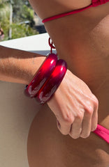 Benji Bracelet Set Red
