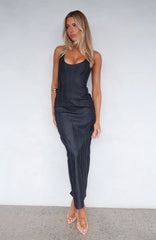 In My Heart Maxi Dress Dark Indigo