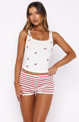 Freshly Picked Ribbed Tank White