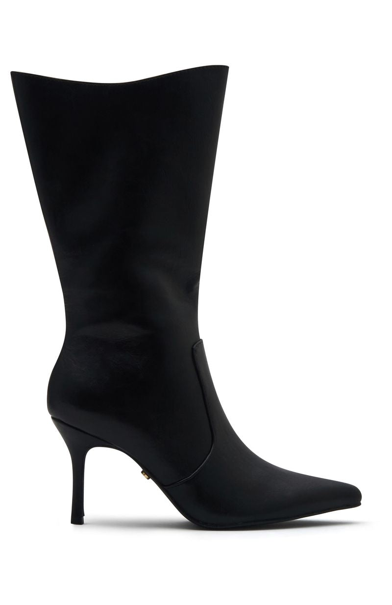 Myla Calf Boots Vintage Black