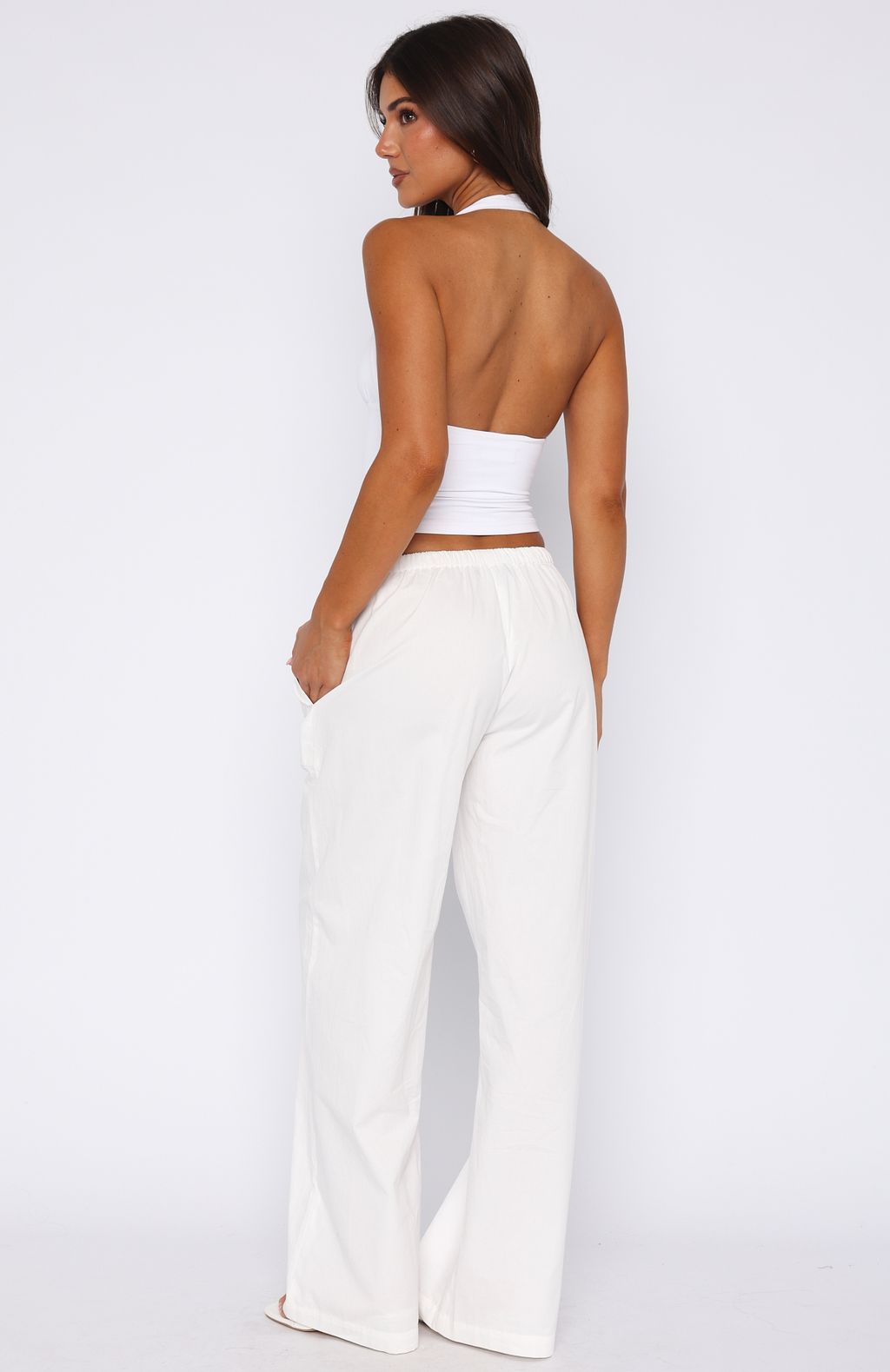 Sweet Like Me Wide Leg Pants White