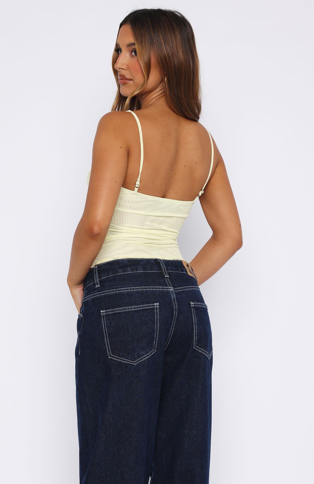 Sweet Sensation Cami Top Lemon