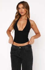 Again And Again Bustier Black