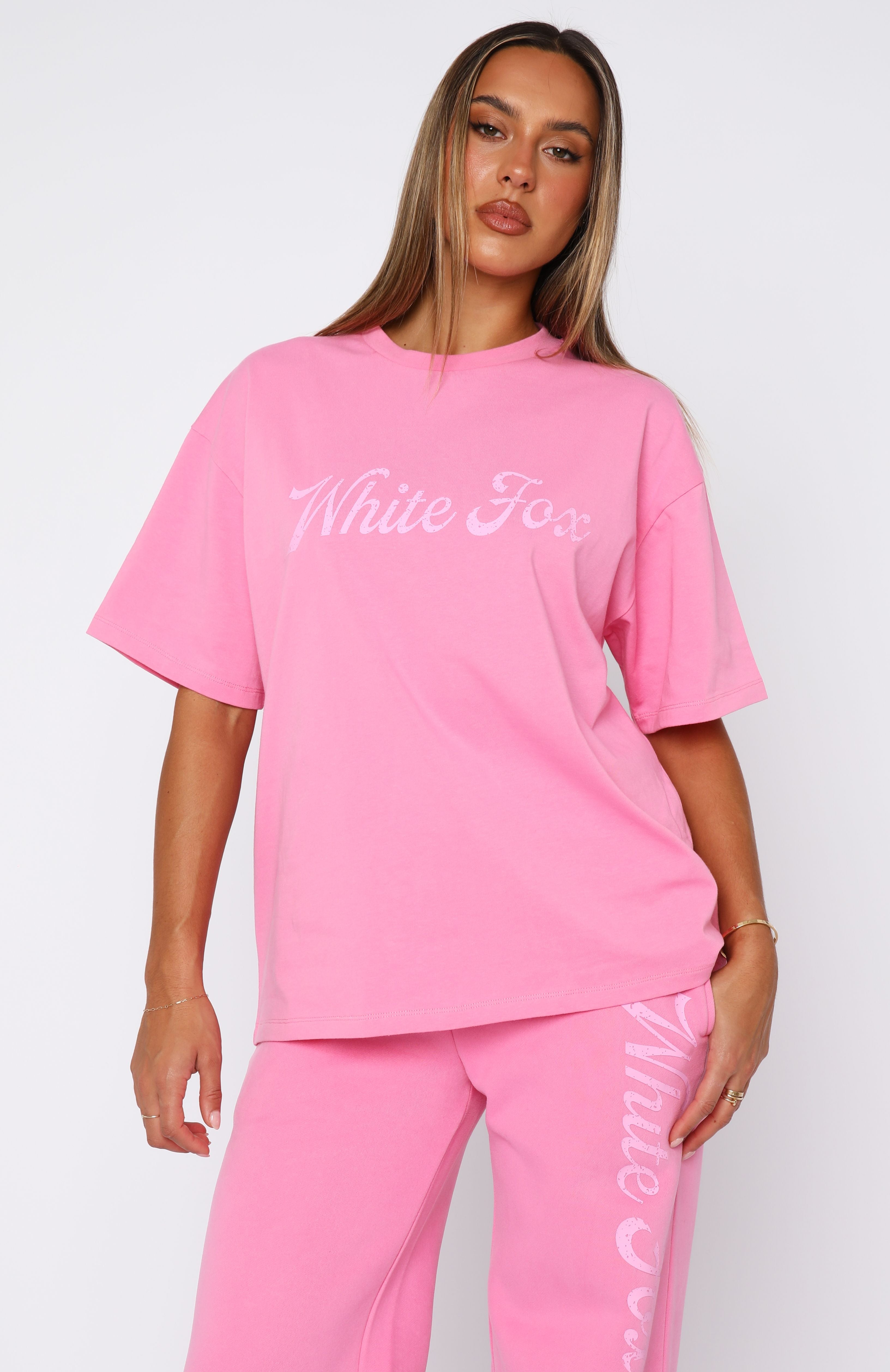 The Good Life Oversized Tee Pink