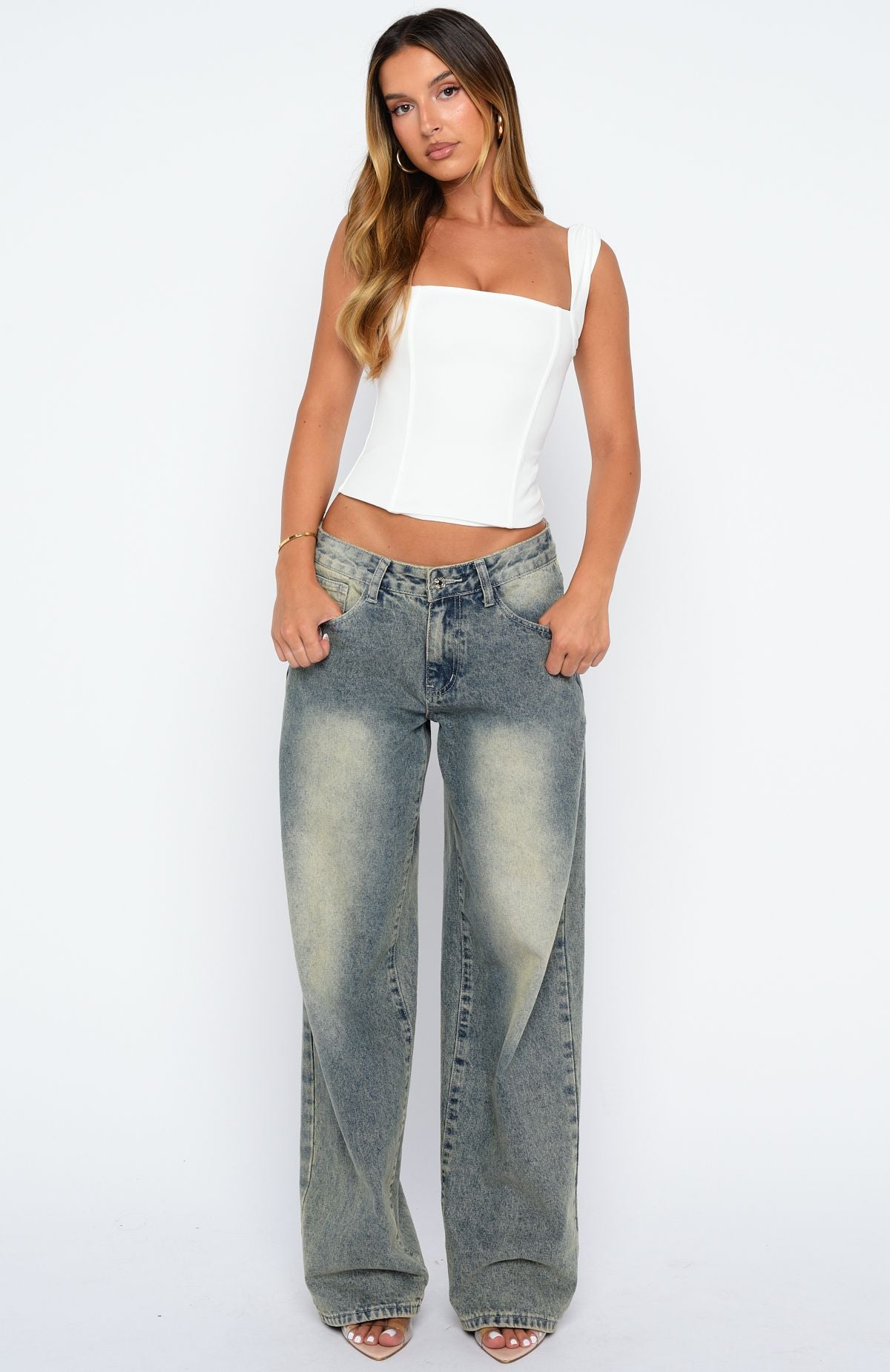 Forever Life Bustier Off White