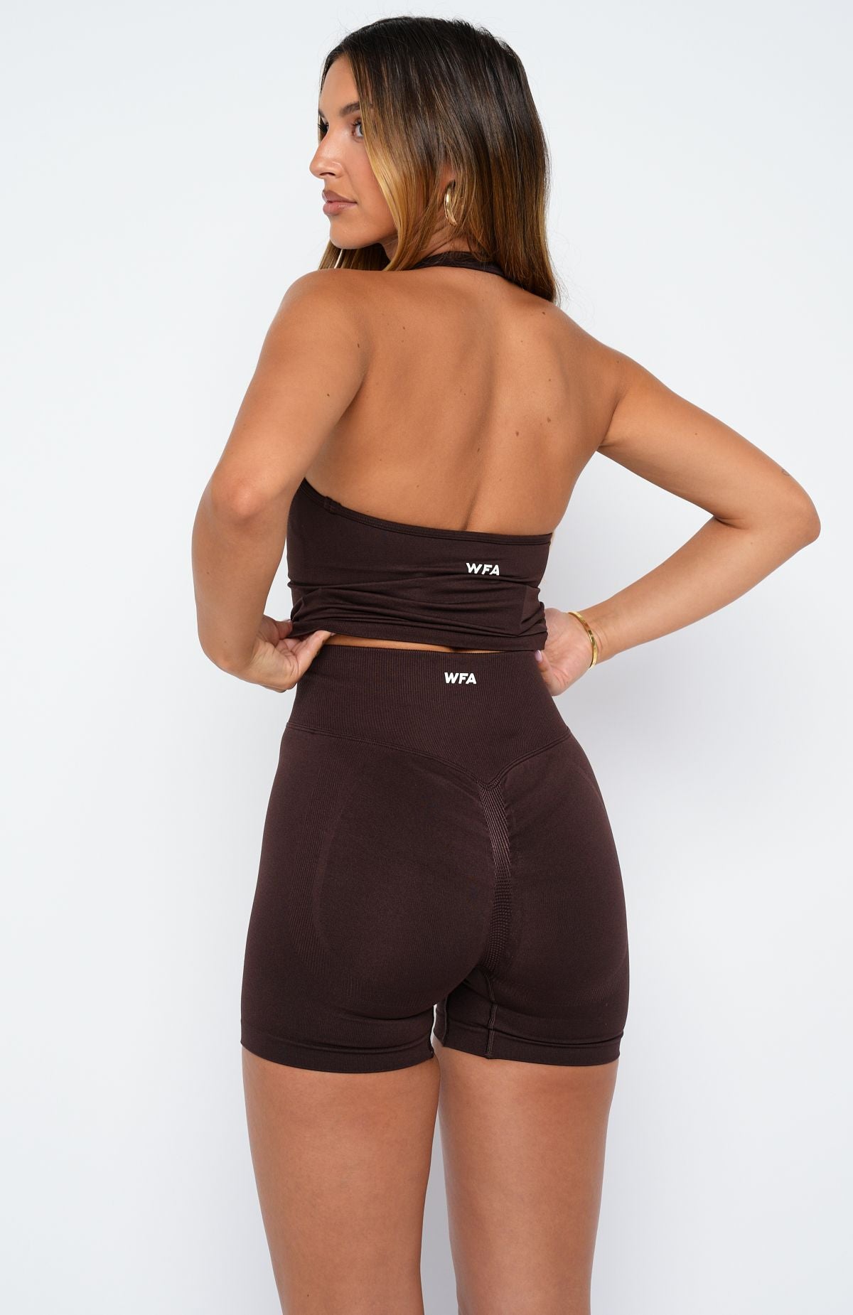Zoom Seamless Shorts Dark Chocolate