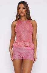 Let Me Cool Off Shorts Bubblegum